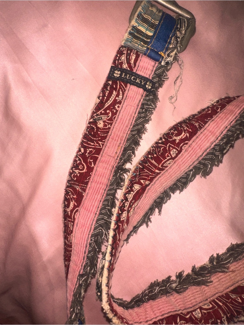 Lucky Brand Retro fabric belt - Picture 6 of 12